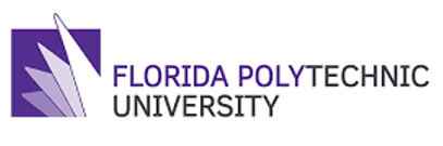 floridapolytechnicuniversity - Innovus Innovation Center Florida Polytechnic University logo: purple square with stylized white geometric shapes and the text 'Florida Polytechnic University'