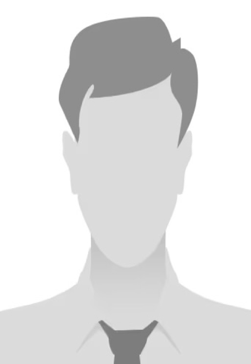 male_image - Innovus Innovation Center Generic gray silhouette avatar of a man wearing a collared shirt and tie, facing forward