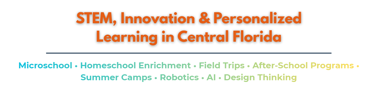web page header - Innovus Innovation Center STEM, Innovation & personalized learning in Central Florida